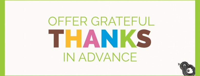 Offer Grateful thanks in advance.